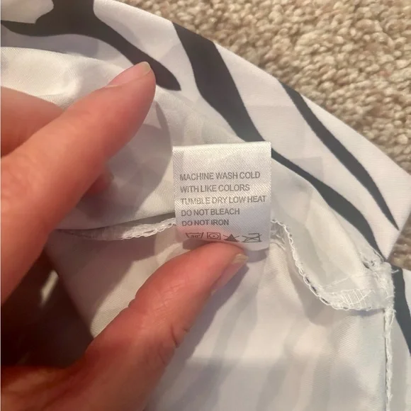 Tail Black and White Mini Pencil Skirt - Picture 6 of 6